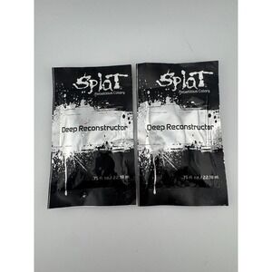 Splat Rebellious Colors Deep Reconstructor Hair Treatment 0.75oz 2 Packets NEW